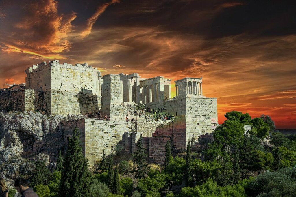 The Acropolis in Athens, Greece