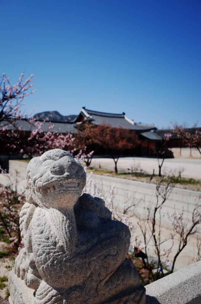 Haetae in Gyeongbokgung, South Korea