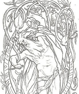 Odin's Sacrifice to Yggdrasil