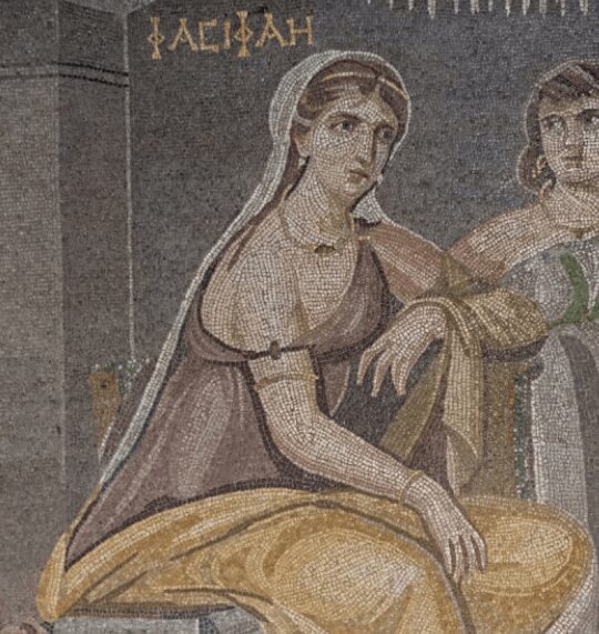 Mosaic of Pasiphae in the Gaizantep Museum, Turkey