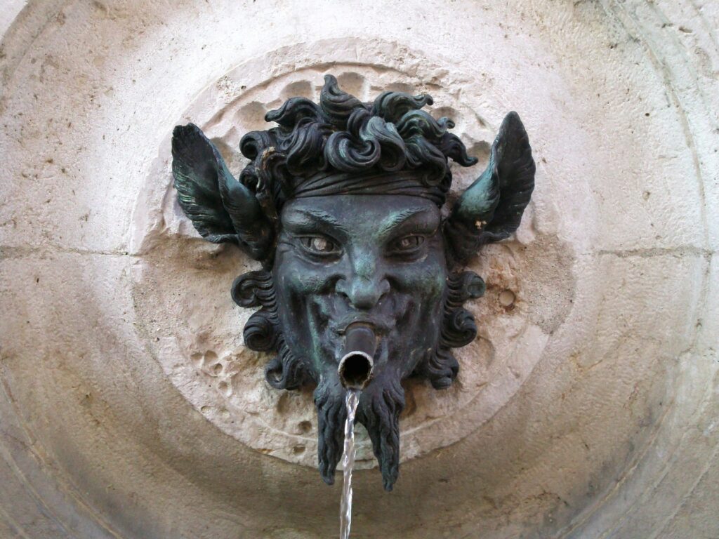 Satyr Fountain Sculpture