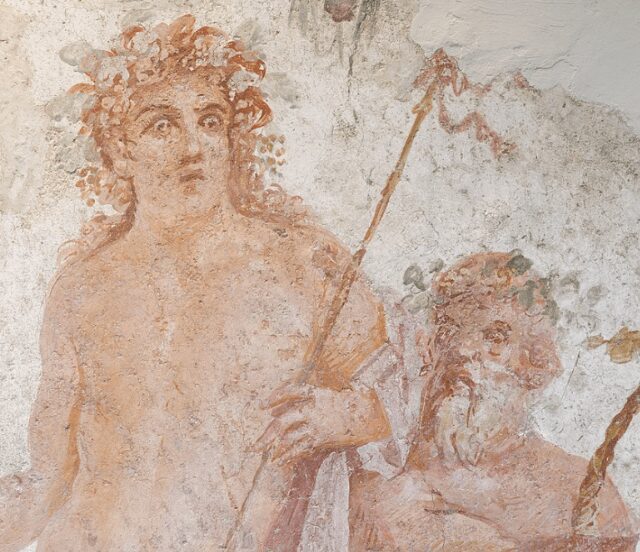 Roman Fresco of Bacchus (Dionysus)