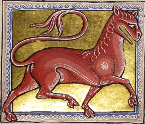 The crocotta in the Aberdeen Bestiary (1200)