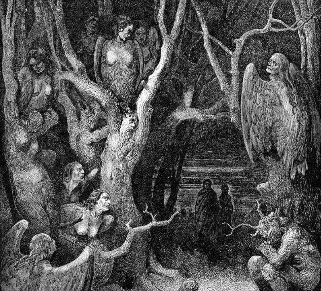Harpies - Gustave Doré (1861)