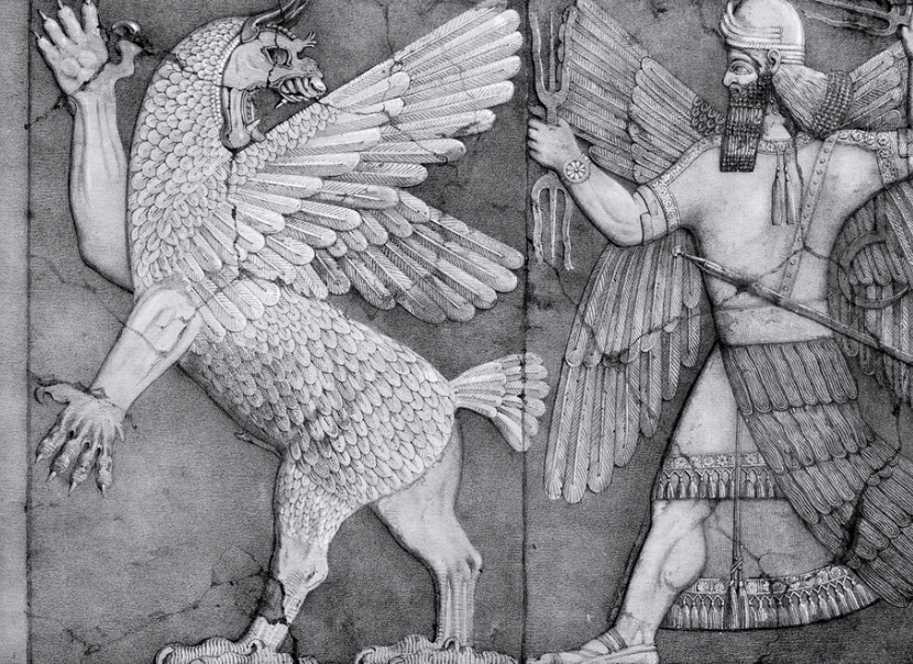 Ziz is widely believed to be modelled on the Sumerian Anzu