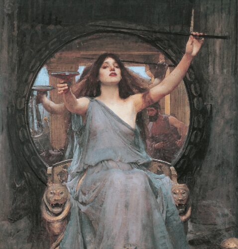 How does Circe help Odysseus