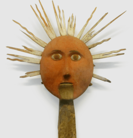 Early 20th century idol of the Sun god Saulé