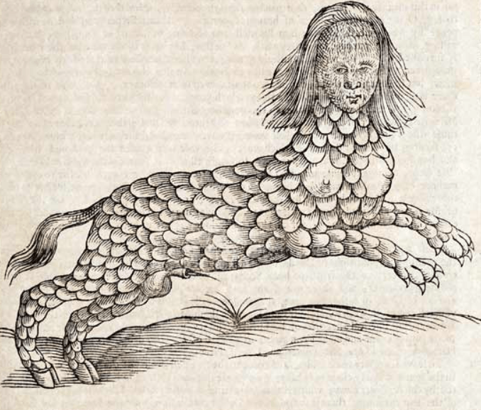 17th Century depiction of Lamia