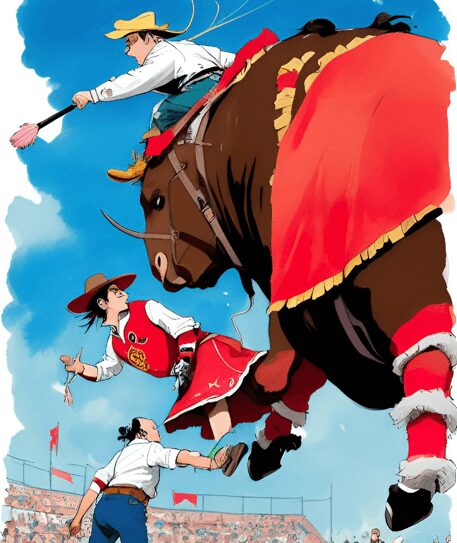 Bull fighting in Spain
