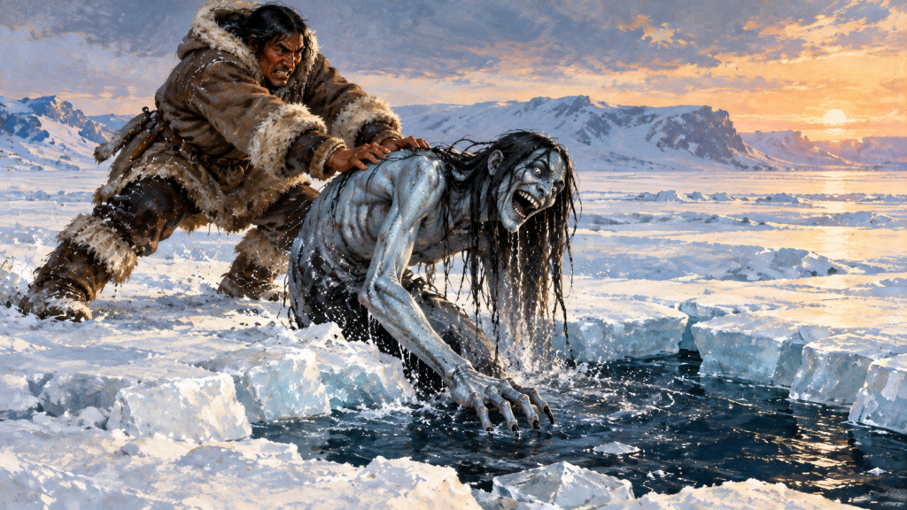 Mahaha Defeated at the Ice Hole