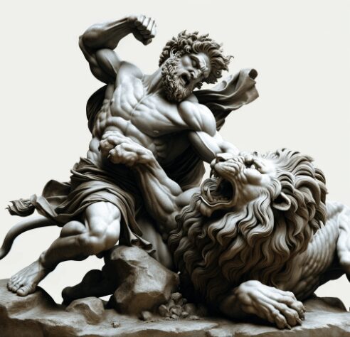 Slaying The Nemean Lion
