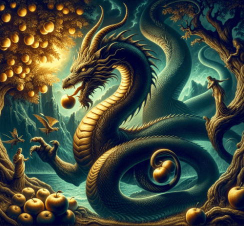 Ladon - The Guardian of the Golden Apples of Hesperides