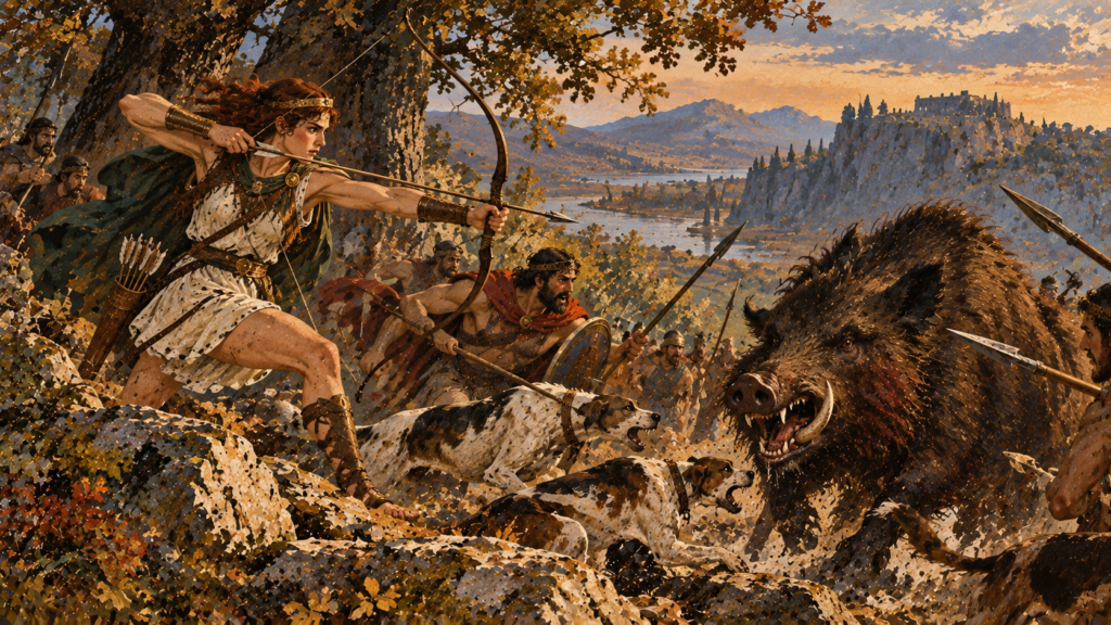Atalanta and the Calydonian Boar Hunt