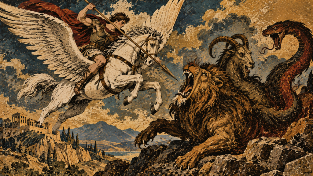 Bellerophon Battles the Chimera