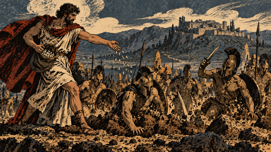 Cadmus and the Spartoi Warriors