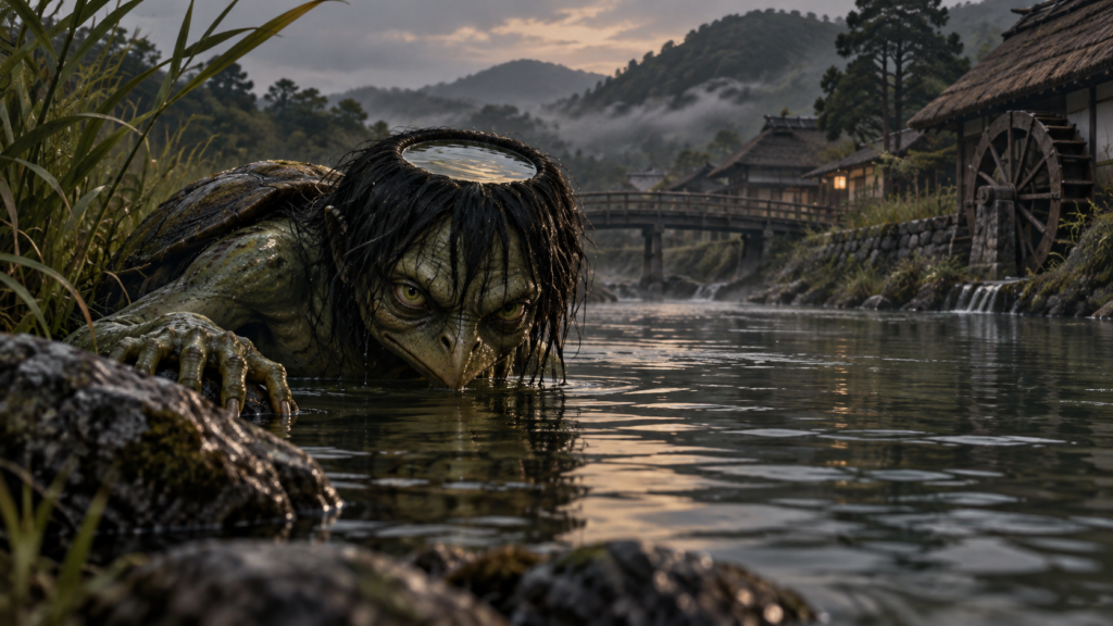 Kappa Lurking in a Japanese River