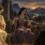 The Three Fates Clotho Lachesis and Atropos