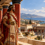 King Minos at the Palace of Knossos